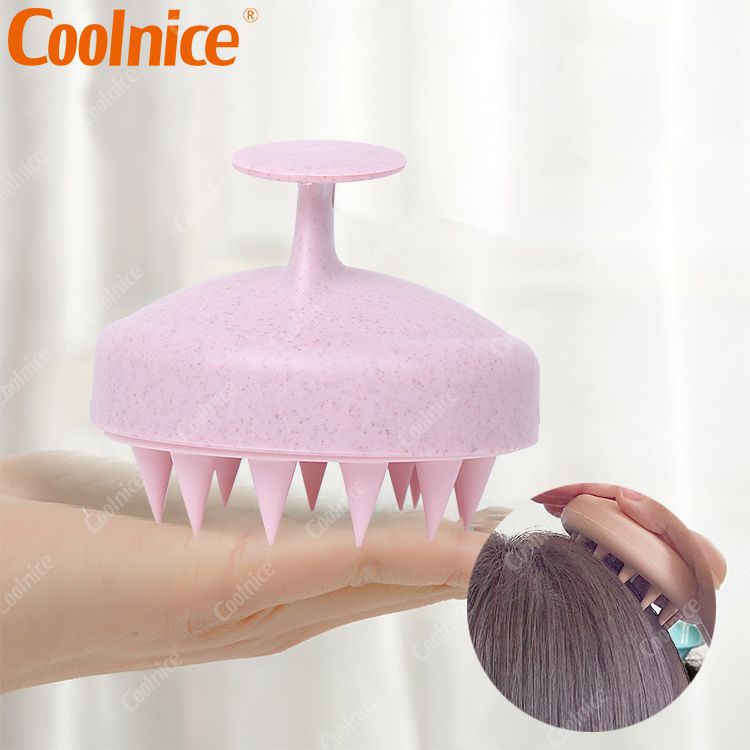 Wheat Straw Hair Shampoo Brush