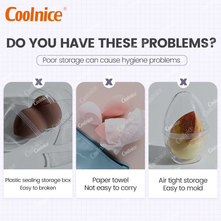 Silicone Makeup Sponge Storage Bag